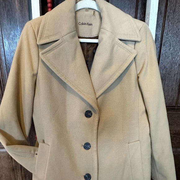 Calvin Klein Wool Car Coat - Picture 2 of 2